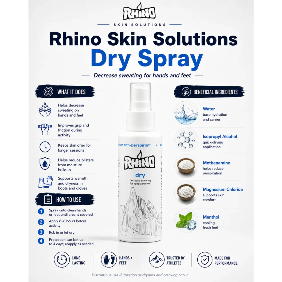 Rhino Skin Dry 3.4oz