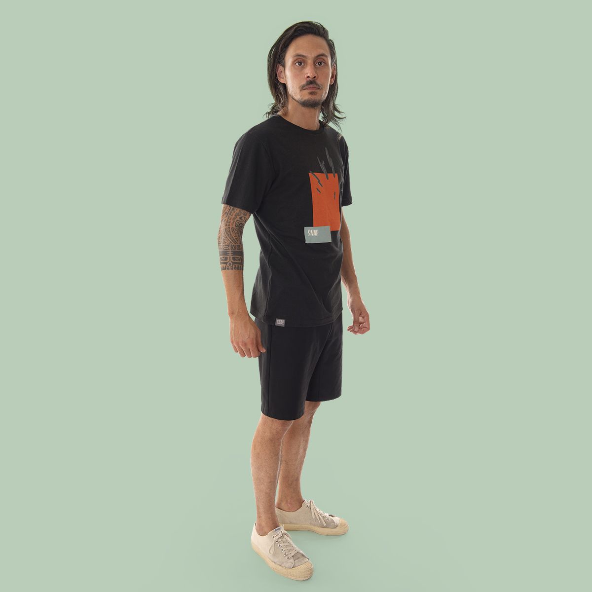 Snap Sport Shorts Men's black